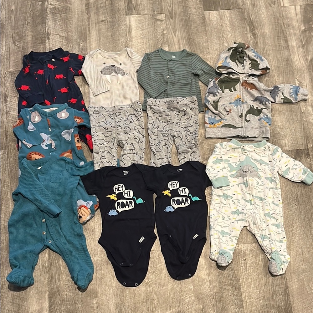 3-6 months baby boy clothes bundle